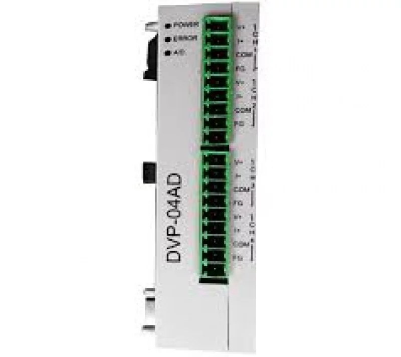 DVP04AD-SL Модуль аналоговых входов, 4 входа, 16 бит, аварийный выход